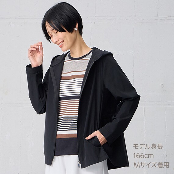 はっ水ＵＶカットバックギャザーパーカー　(15103) 11枚目画像