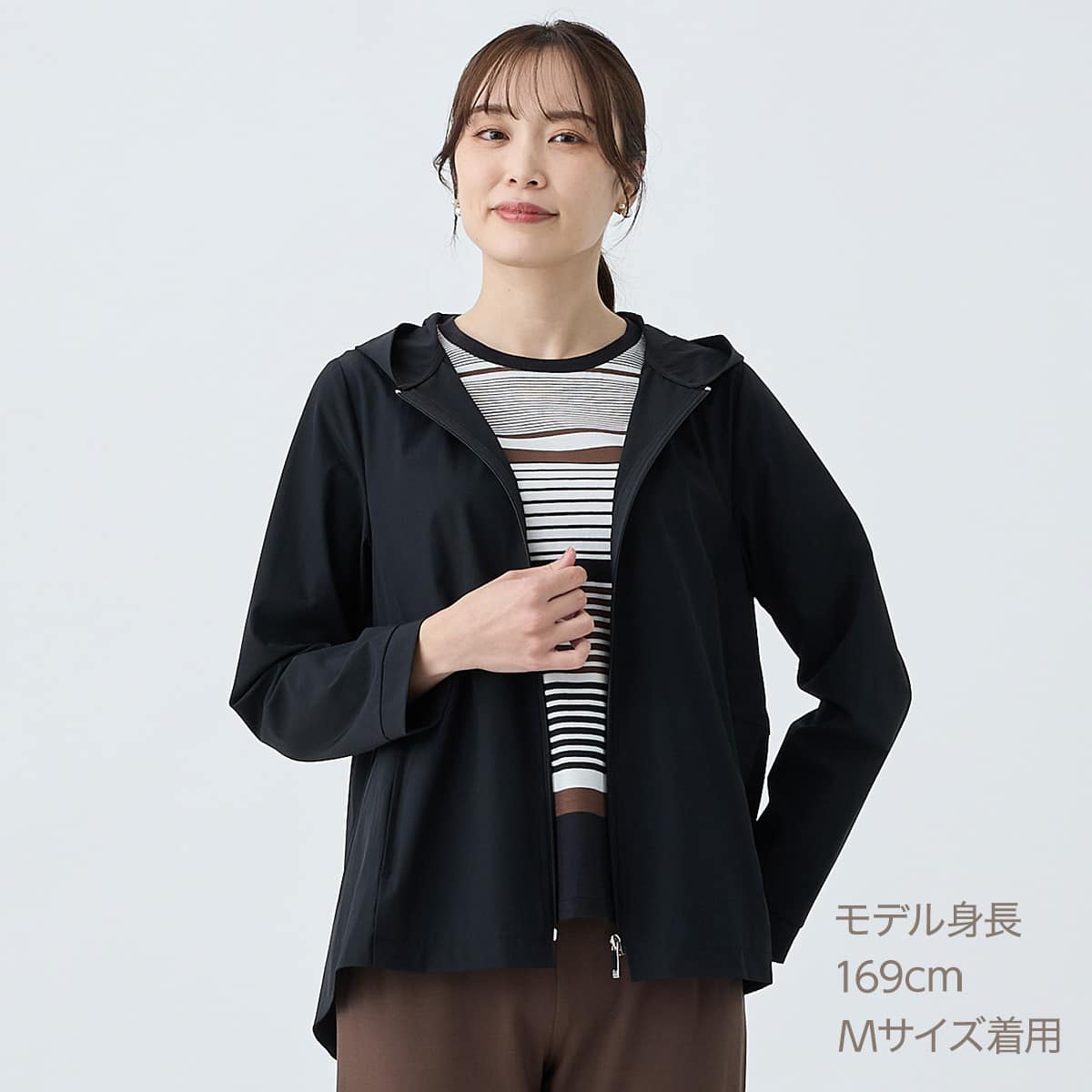 はっ水UVカットバックギャザーパーカー (15103) | ニトリネット