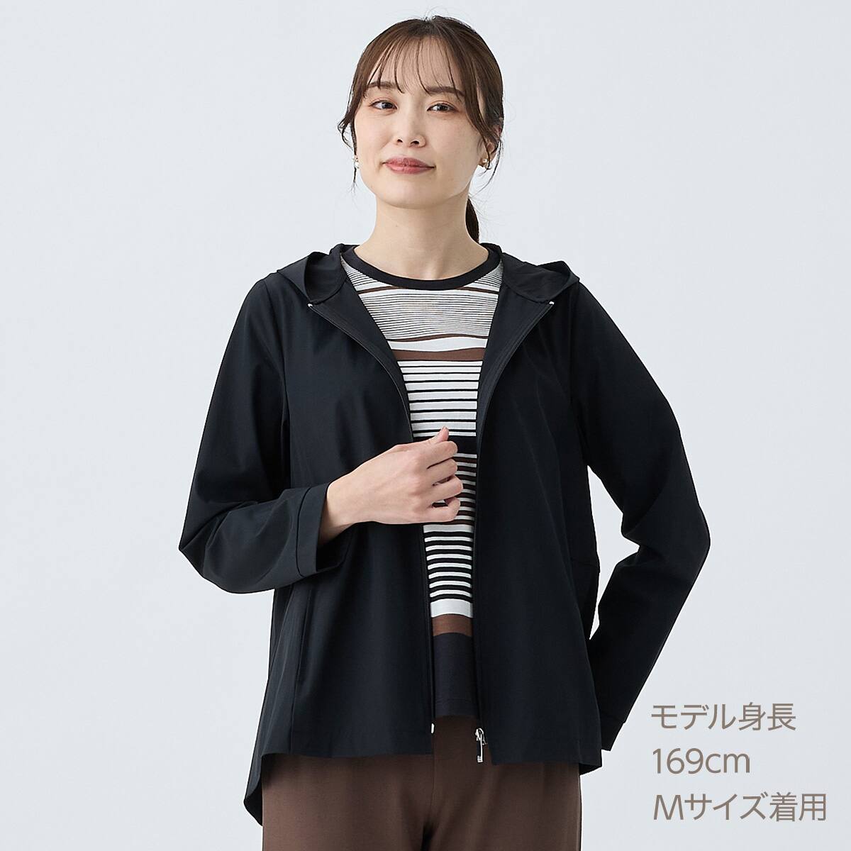 はっ水UVカットバックギャザーパーカー (15103) | ニトリネット