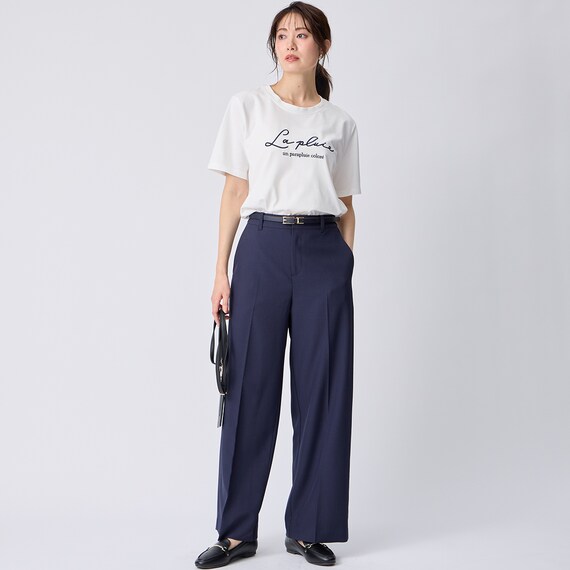 Ｌａ　ｐｌｕｉｅロゴ刺繍プルオーバー　(65101) 2枚目画像