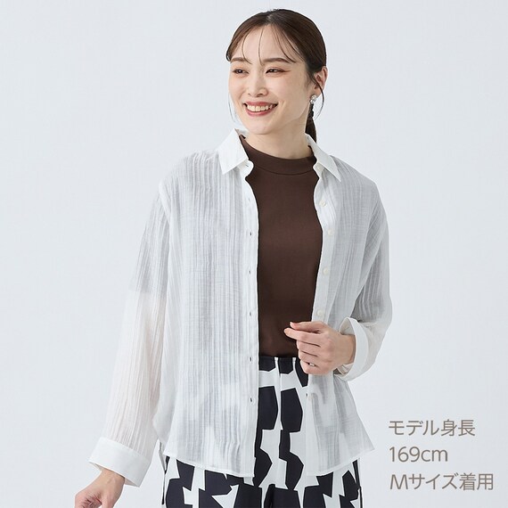 表面変化シアーシャツ　(55102) 6枚目画像