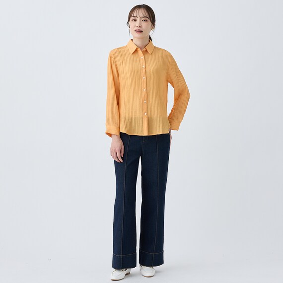 表面変化シアーシャツ　(55102) 18枚目画像