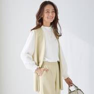 シャーリングブラウス　(55101)