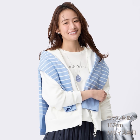 ロゴプリント長袖プルオーバー (65102) 1枚目画像