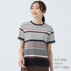 綿スラブパネルボーダープルオーバー　(65103) 1枚目画像