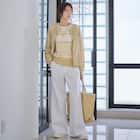 綿スラブパネルボーダープルオーバー (65103) 10枚目画像