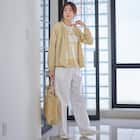 綿スラブパネルボーダープルオーバー (65103) 12枚目画像