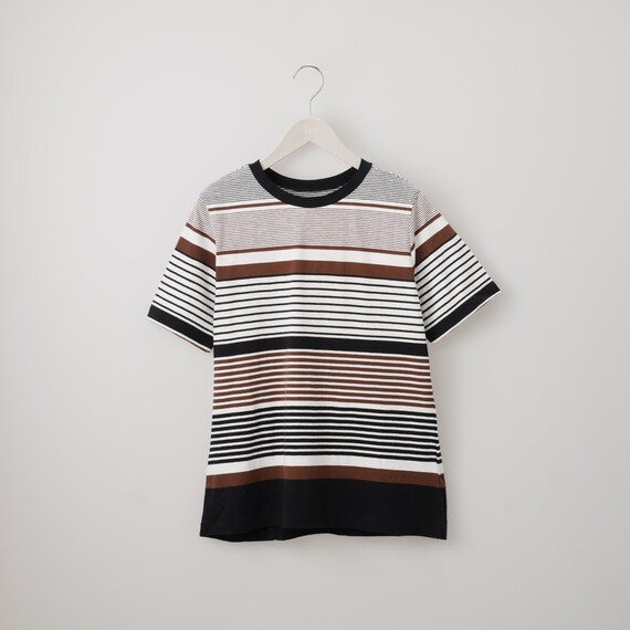 綿スラブパネルボーダープルオーバー　(65103) 13枚目画像