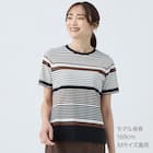 綿スラブパネルボーダープルオーバー (65103) 1枚目画像