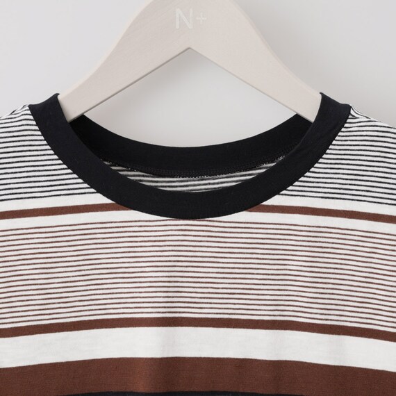 綿スラブパネルボーダープルオーバー　(65103) 16枚目画像