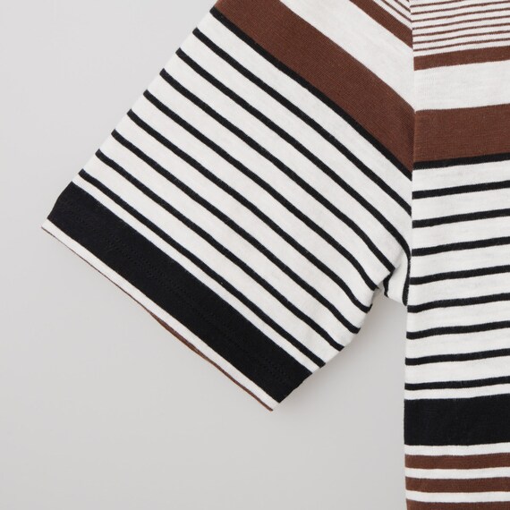 綿スラブパネルボーダープルオーバー　(65103) 17枚目画像