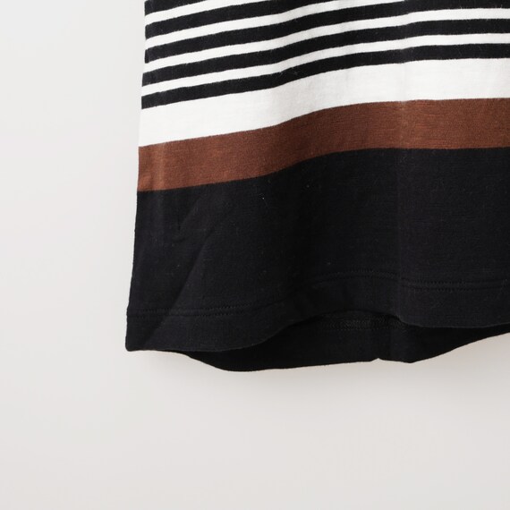 綿スラブパネルボーダープルオーバー　(65103) 18枚目画像