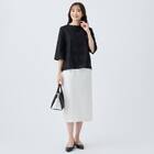 ３Ｄ刺繍綿ローンブラウス　(55105) 6枚目画像