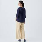 3D刺繍綿ローンブラウス (55105) 12枚目画像