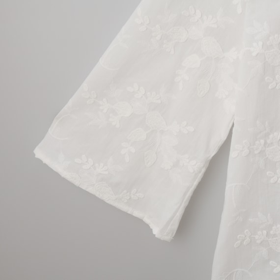 3D刺繍綿ローンブラウス (55105) 19枚目画像