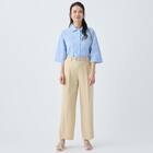 3D刺繍綿ローン5分袖シャツ (55106) 8枚目画像