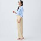 3D刺繍綿ローン5分袖シャツ (55106) 9枚目画像