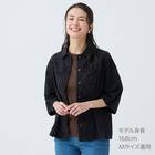 3D刺繍綿ローン5分袖シャツ (55106) 16枚目画像