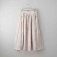 ランダムドットギャザースカートショート丈 (35103)