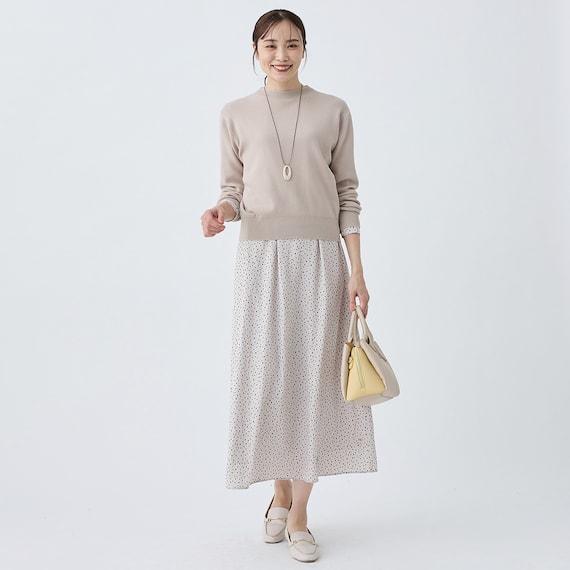 ランダムドットワンピースショート丈 (45100) 5枚目画像