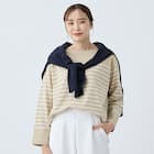 パネルボーダーコットンプルオーバー (65107) 7枚目画像