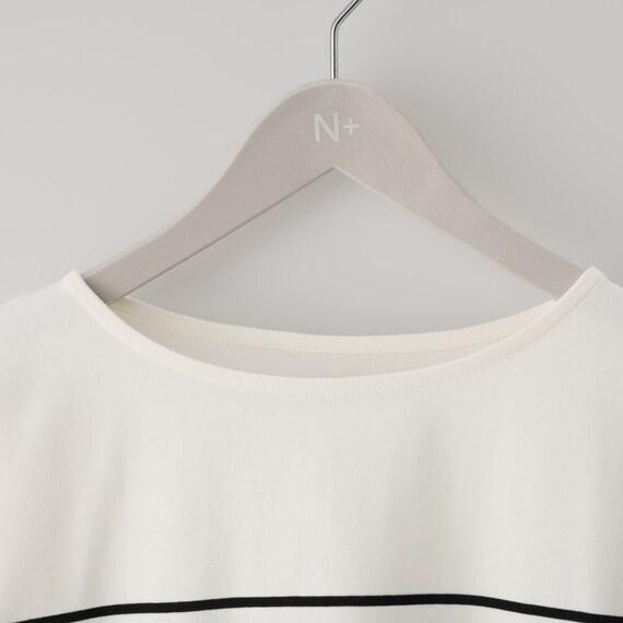 パネルボーダーコットンプルオーバー　(65107) 20枚目画像