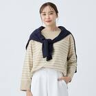 パネルボーダーコットンプルオーバー (65107) 16枚目画像