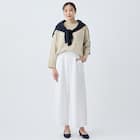 パネルボーダーコットンプルオーバー (65107) 17枚目画像