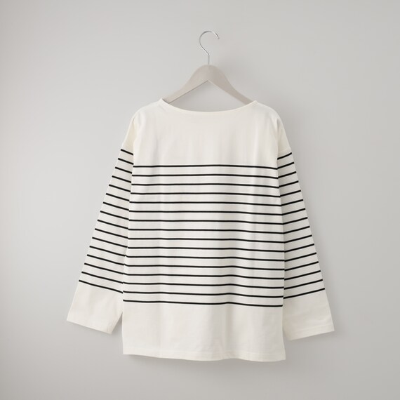 パネルボーダーコットンプルオーバー (65107) 2枚目画像