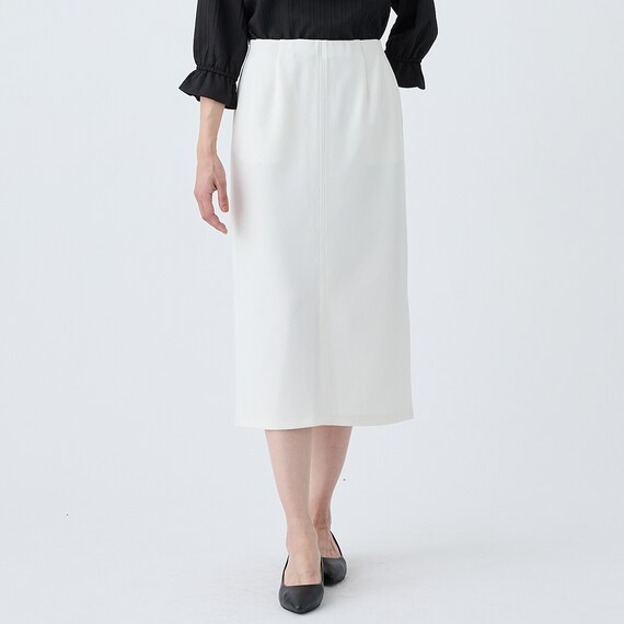 カットジョーゼットストレートスカート　(35105) 1枚目画像