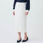 カットジョーゼットストレートスカート (35105) 5枚目画像