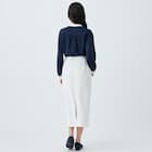 カットジョーゼットストレートスカート (35105) 8枚目画像