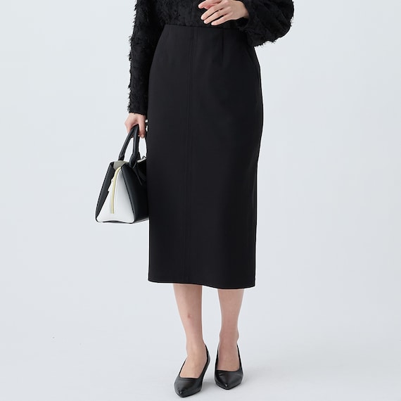 カットジョーゼットストレートスカート (35105) 11枚目画像