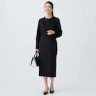 カットジョーゼットストレートスカート (35105) 12枚目画像