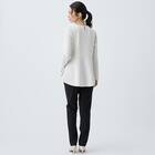 カットジョーゼットペプラムプルオーバー (65105) 5枚目画像