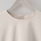 カットジョーゼットペプラムプルオーバー (65105) 9枚目画像