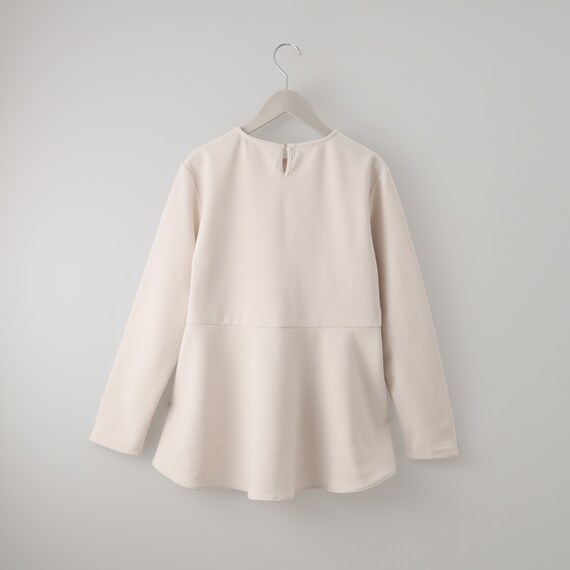 カットジョーゼットペプラムプルオーバー (65105) 2枚目画像