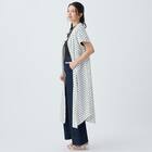 小紋柄レイヤード見えワンピース　(45102) 3枚目画像