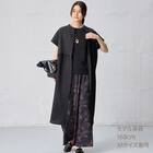 小紋柄レイヤード見えワンピース　(45102) 5枚目画像