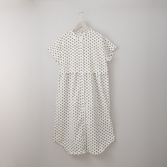 小紋柄レイヤード見えワンピース (45102) 13枚目画像