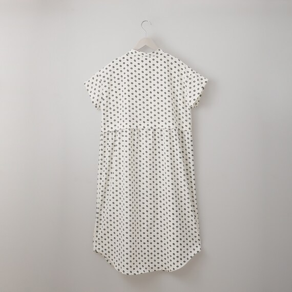 小紋柄レイヤード見えワンピース (45102) 14枚目画像