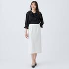 小紋柄ラッフル襟ブラウス　(55107) 8枚目画像