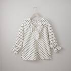 小紋柄ラッフル襟ブラウス　(55107) 19枚目画像