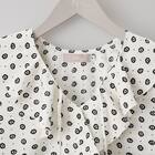 小紋柄ラッフル襟ブラウス　(55107) 22枚目画像