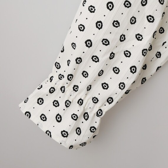 小紋柄ラッフル襟ブラウス　(55107) 23枚目画像