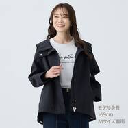 花粉がつきにくいはっ水ＵＶカットＡラインコート　(05100)