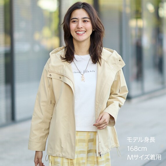 花粉がつきにくいはっ水ＵＶカットＡラインコート　(05100) 15枚目画像