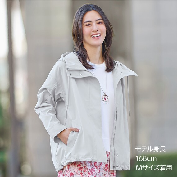 花粉がつきにくいはっ水ＵＶカットＡラインコート　(05100) 4枚目画像