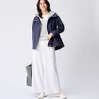 花粉がつきにくいはっ水UVカットAラインコート (05100) 9枚目画像