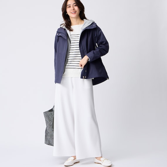 花粉がつきにくいはっ水UVカットAラインコート (05100) 9枚目画像